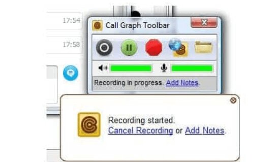 Callgraph Skype Recorder
