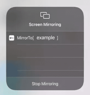 Choose PC to Screen Mirroring