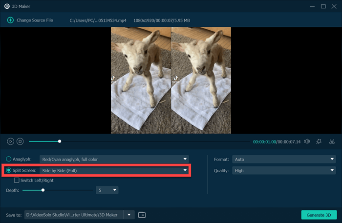 Convert Video to VR