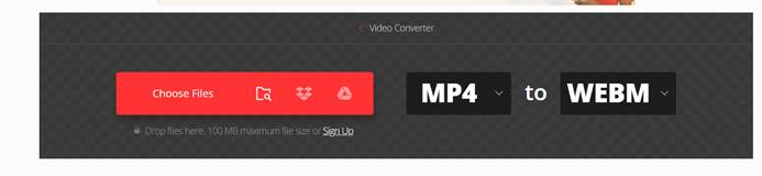 Convertio Convert MP4 to WebM