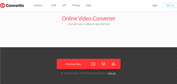 Convertio Video Converter Online