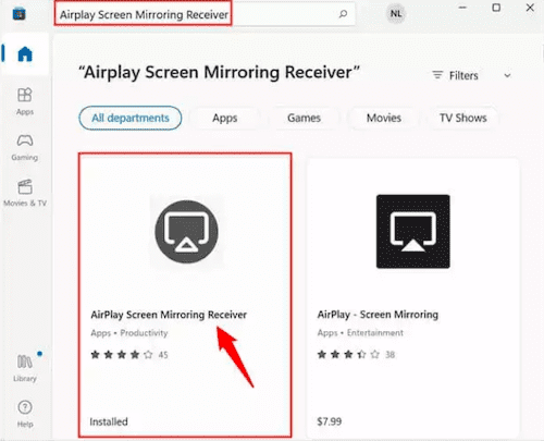 Download AirPlay Screen Mirroring Receiver