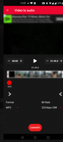 Extract Audio from Video Android