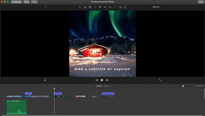 iMovie Add Subtitles to A Video