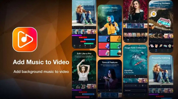 Interface of Add Music to Video