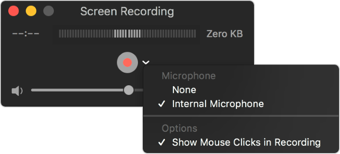 QuickTime Player Microphone Setting