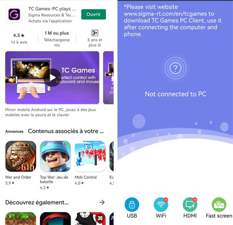 telecharger tg games sur google play store